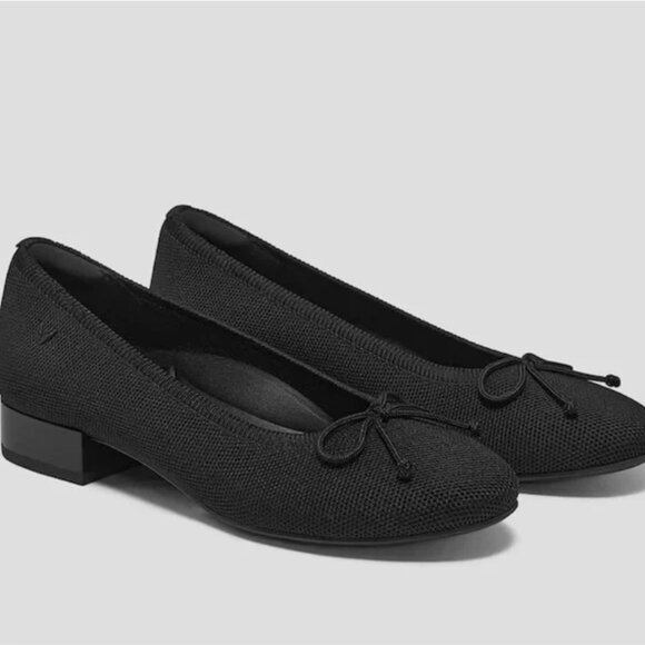 Vivaia Bianca Ballet Flat with Small Heel - Picture 9 of 10
